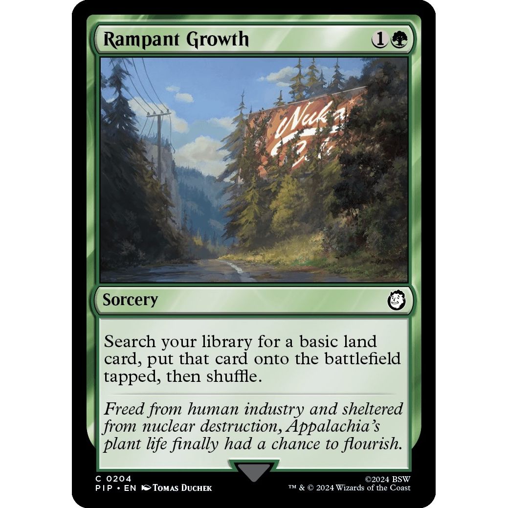 Image for Rampant Growth (204) (PIP) - Magic: The Gathering