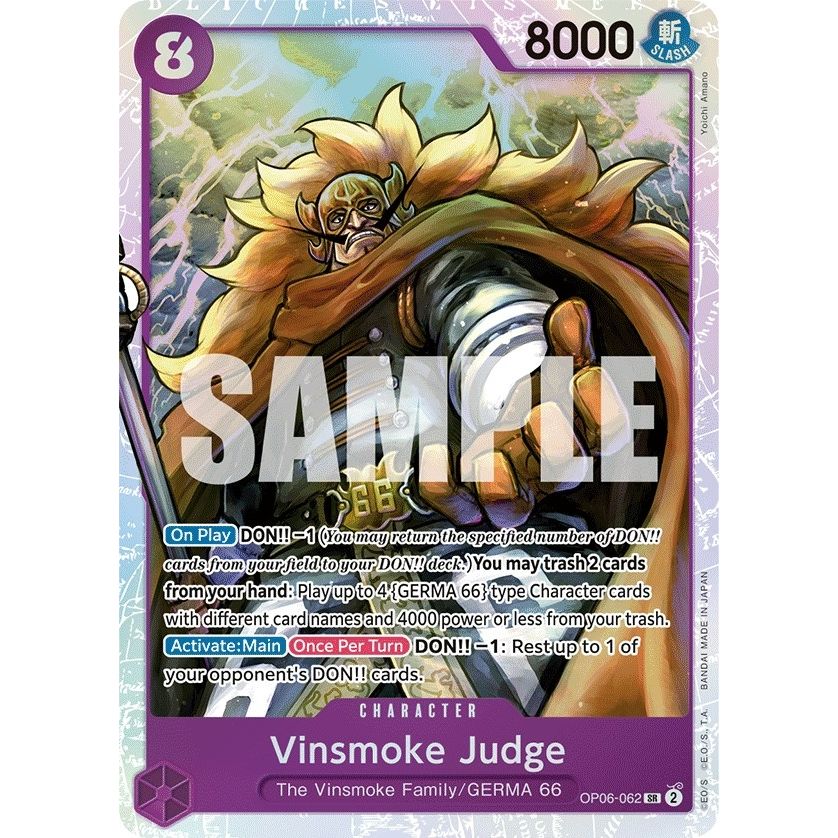Image for Vinsmoke Judge (OP06-062) (OP06) - One Piece Card Game