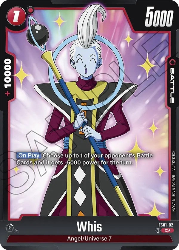 Image for Whis (Bonus Pack Alternate Art) (FS01-02) (FS01) - Dragon Ball Super: Fusion World