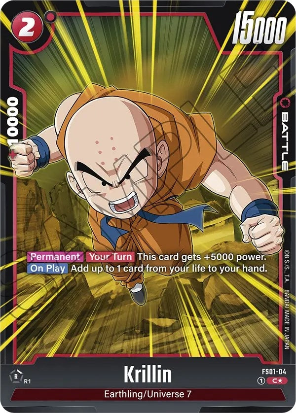 Image for Krillin (Bonus Pack Alternate Art) (FS01-04) (FS01) - Dragon Ball Super: Fusion World