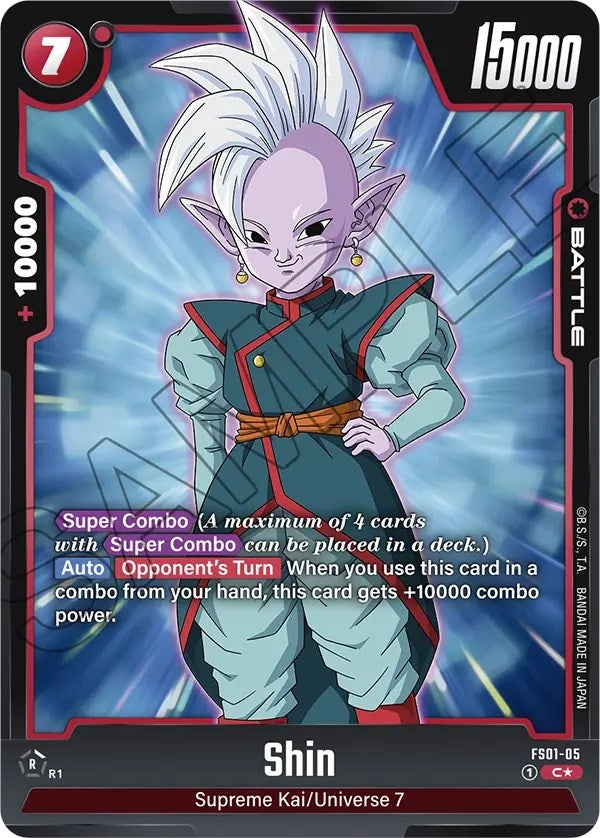 Image for Shin (Bonus Pack Alternate Art) (FS01-05) (FS01) - Dragon Ball Super: Fusion World
