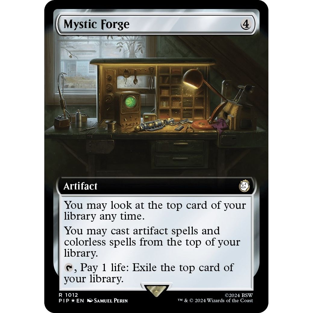 Image for Mystic Forge (Extended Art) (Surge Foil) (1012) (PIP) - Magic: The Gathering