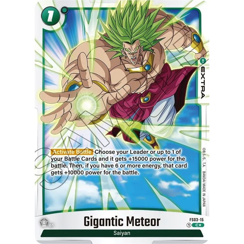 Image for Gigantic Meteor (Bonus Pack Alternate Art) (FS03-15) (FS03) - Dragon Ball Super: Fusion World