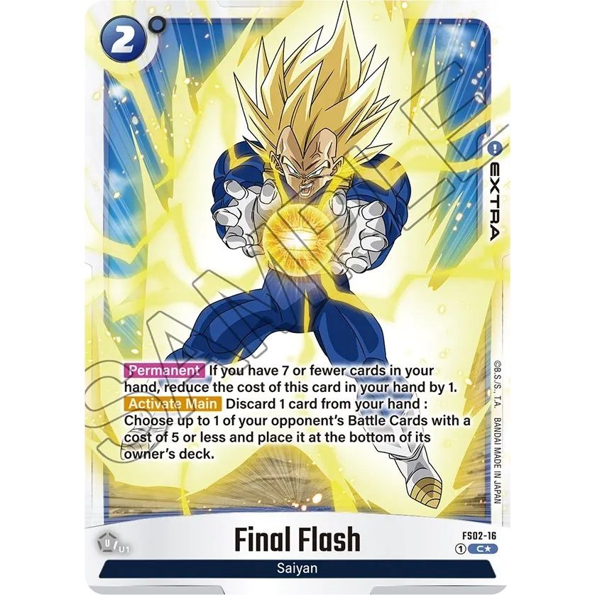 Image for Final Flash (Bonus Pack Alternate Art) (FS02-16) (FS02) - Dragon Ball Super: Fusion World