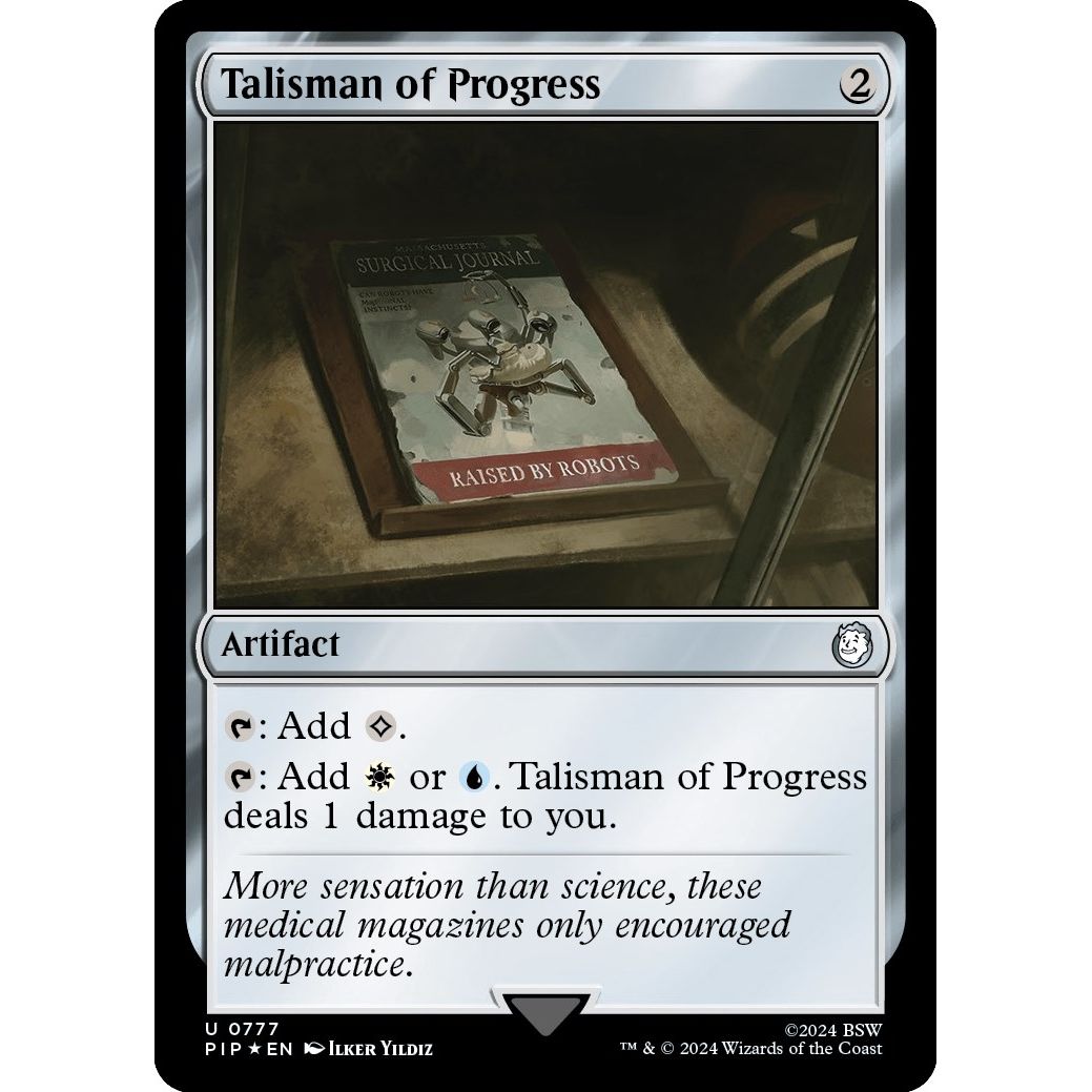 Image for Talisman of Progress (Surge Foil) (777) (PIP) - Magic: The Gathering