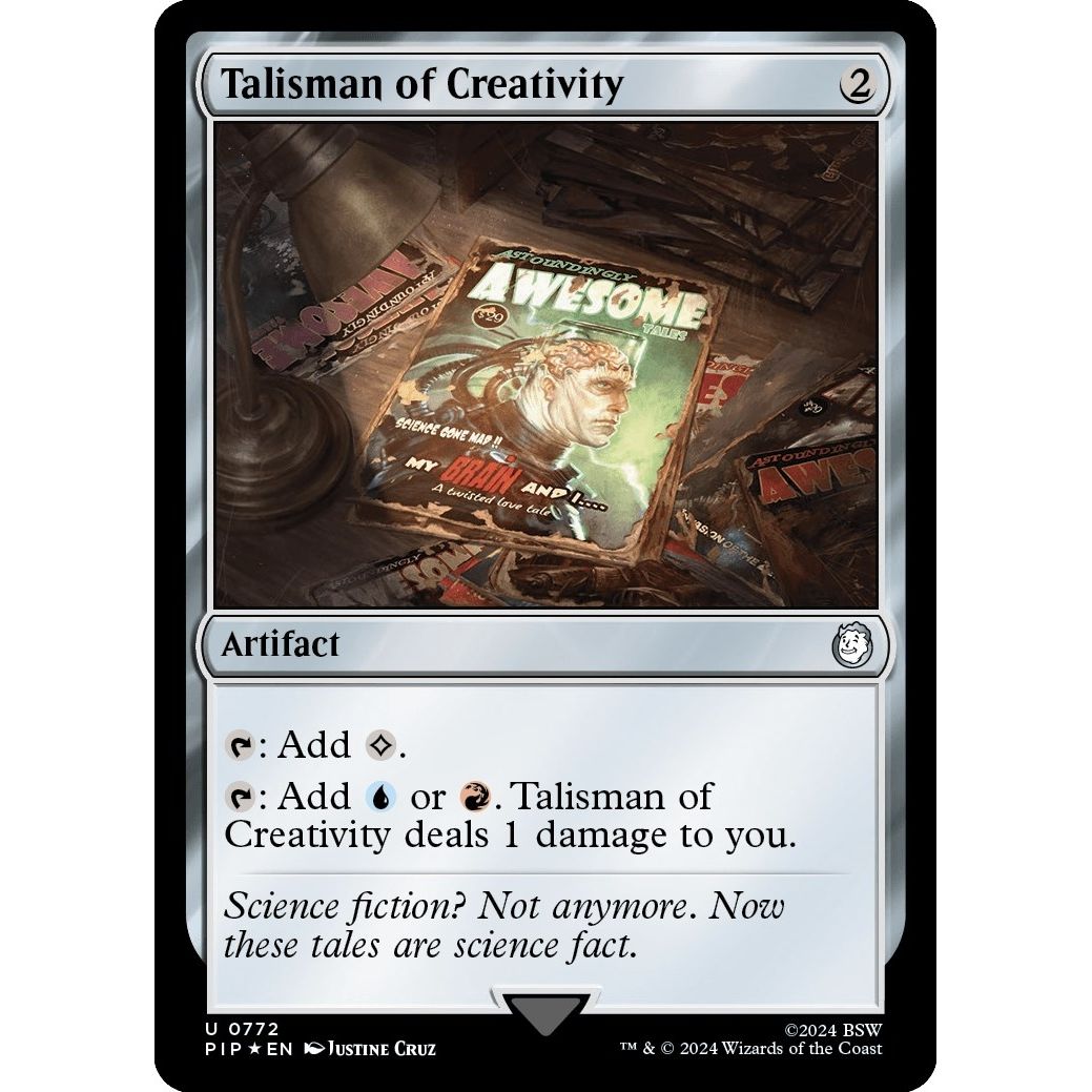 Image for Talisman of Creativity (Surge Foil) (772) (PIP) - Magic: The Gathering
