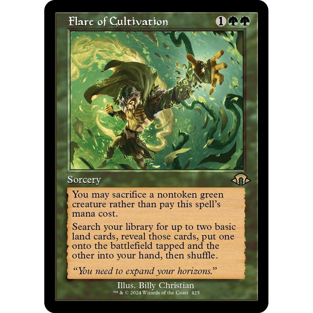 Image for Flare of Cultivation (Retro Frame) (425) (MH3) - Magic: The Gathering