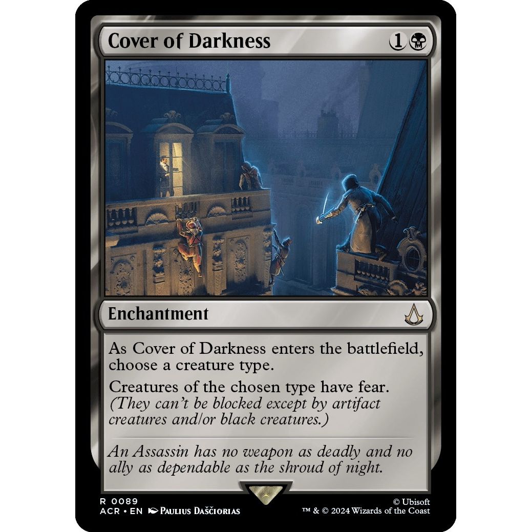 Image for Cover of Darkness (89) (ACR) - Magic: The Gathering