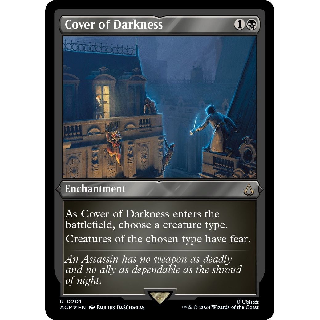 Image for Cover of Darkness (Foil Etched) (201) (ACR) - Magic: The Gathering