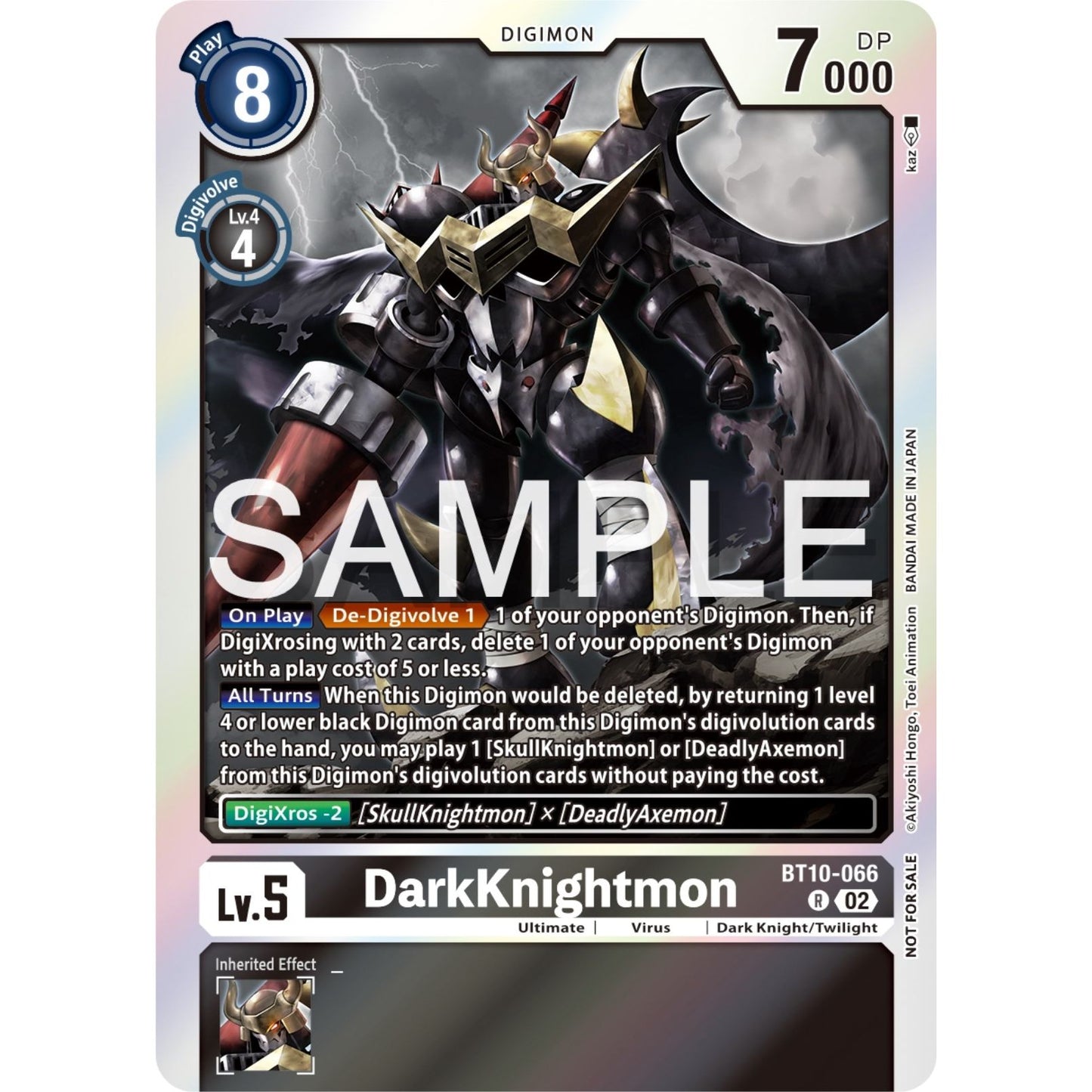 Image for DarkKnightmon (Event Pack 6) (BT10-066 R) (BT10) - Digimon Card Game