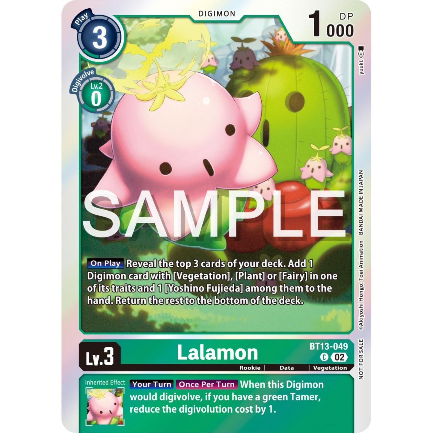 Image for Lalamon (Event Pack 6) (BT13-049 C) (BT13) - Digimon Card Game