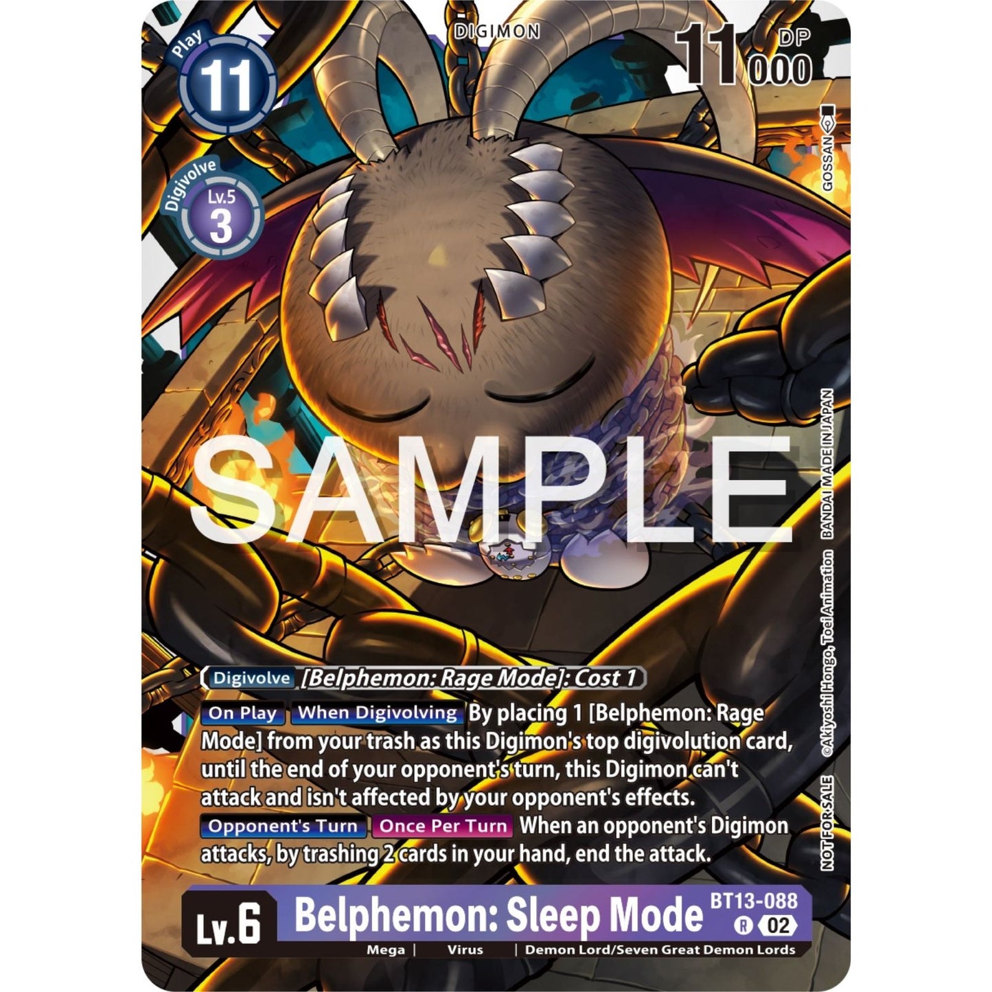 Image for Belphemon: Sleep Mode (Event Pack 6) (BT13-088 R) (BT13) - Digimon Card Game