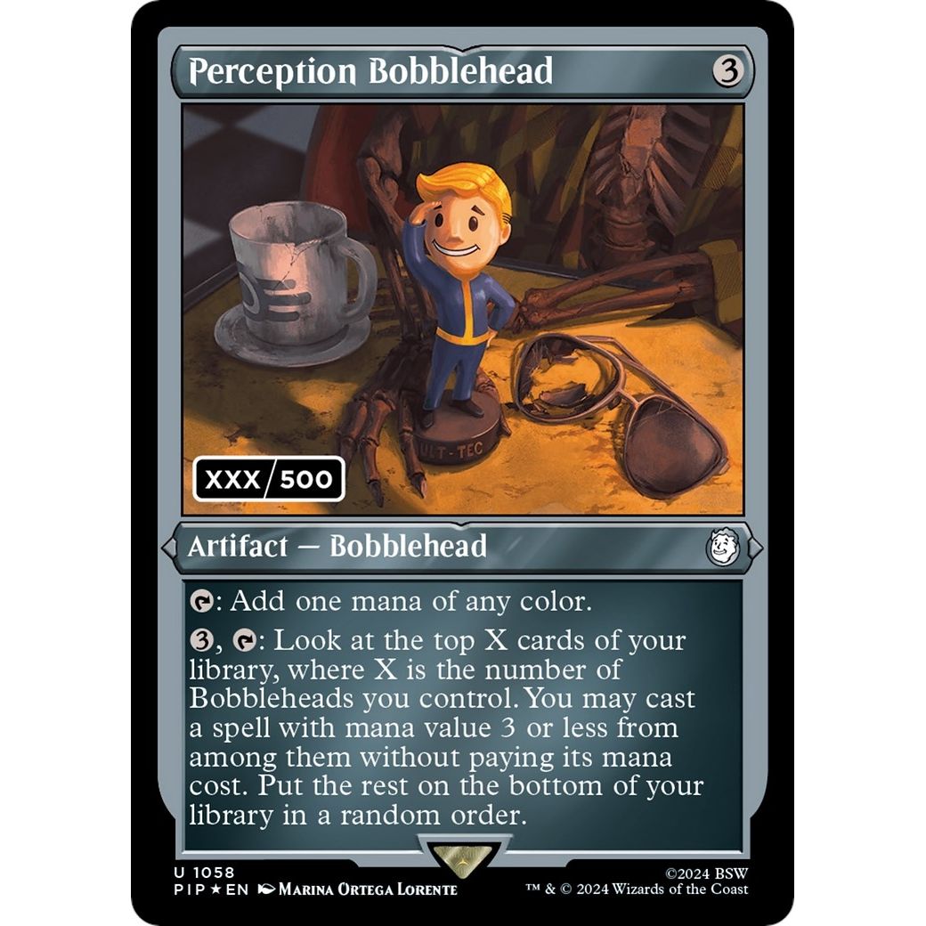 Image for Perception Bobblehead (Serial Numbered) (1058) (PIP) - Magic: The Gathering