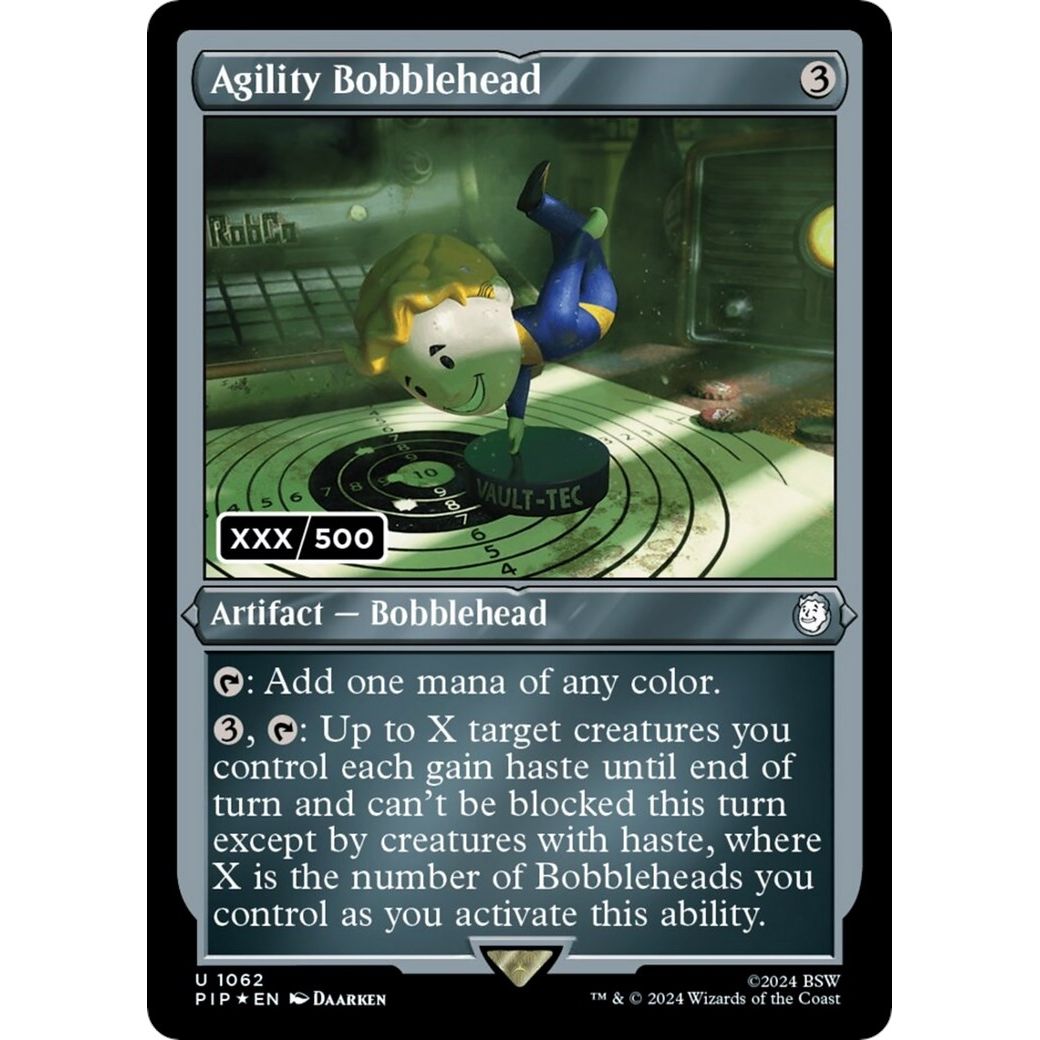 Image for Agility Bobblehead (Serial Numbered) (1062) (PIP) - Magic: The Gathering