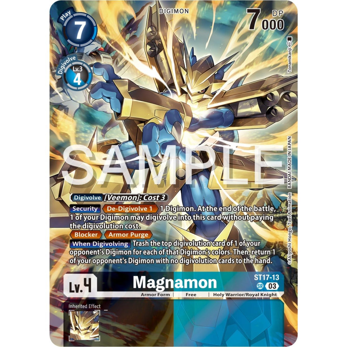 Image for Magnamon (ST17-13 SR) (ST-17) - Digimon Card Game