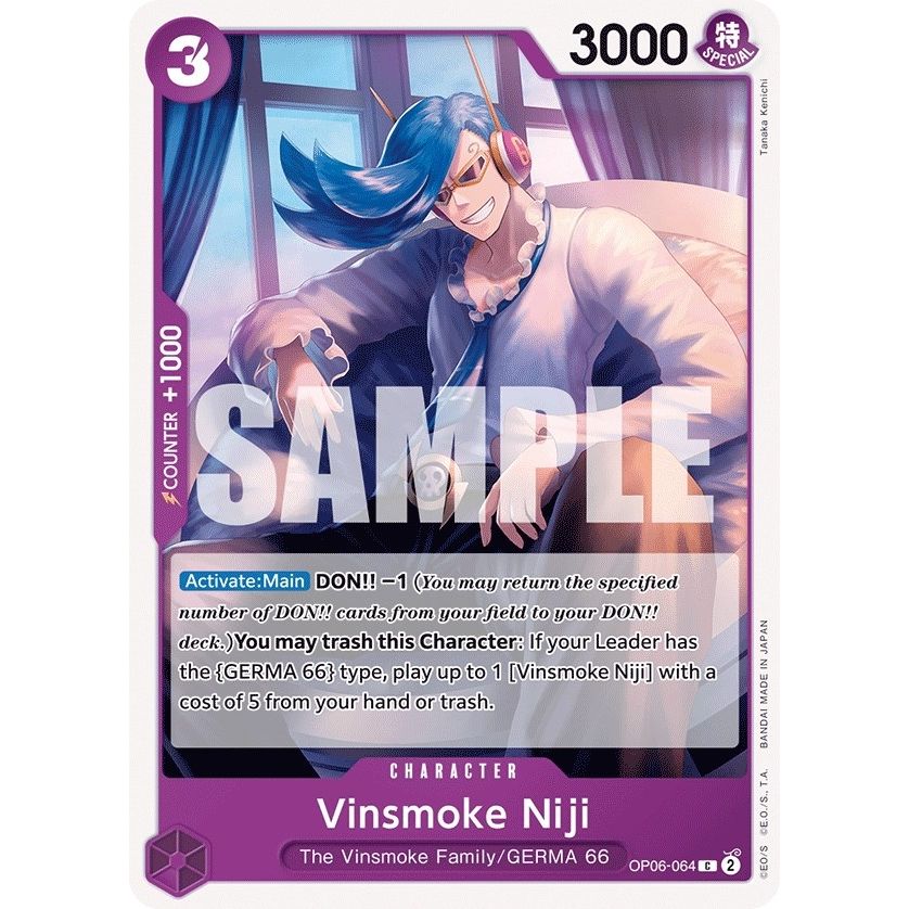Image for Vinsmoke Niji (064) (OP06-064) (OP06) - One Piece Card Game