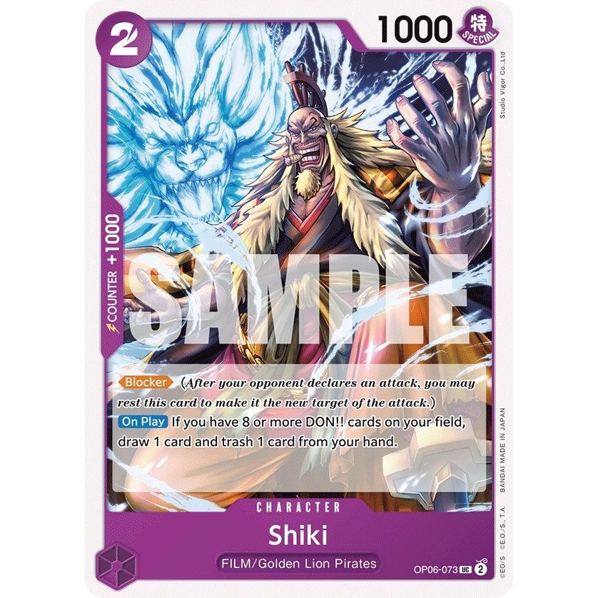 Image for Shiki (OP06-073) (OP06) - One Piece Card Game