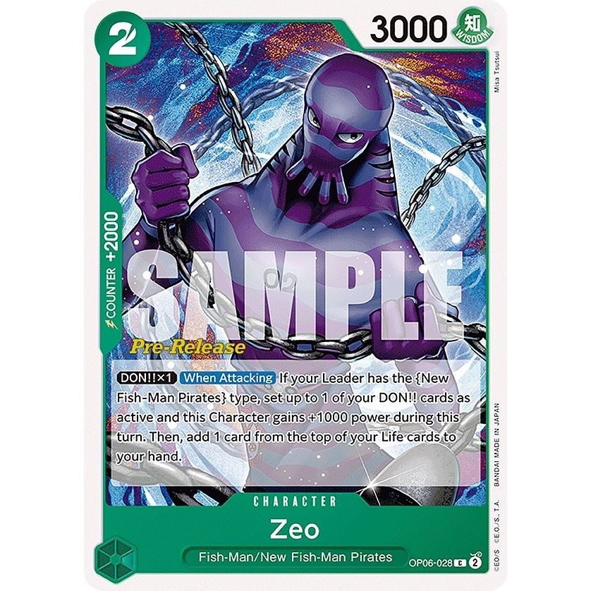 Image for Zeo (OP06-028) (OP06 PRE) - One Piece Card Game
