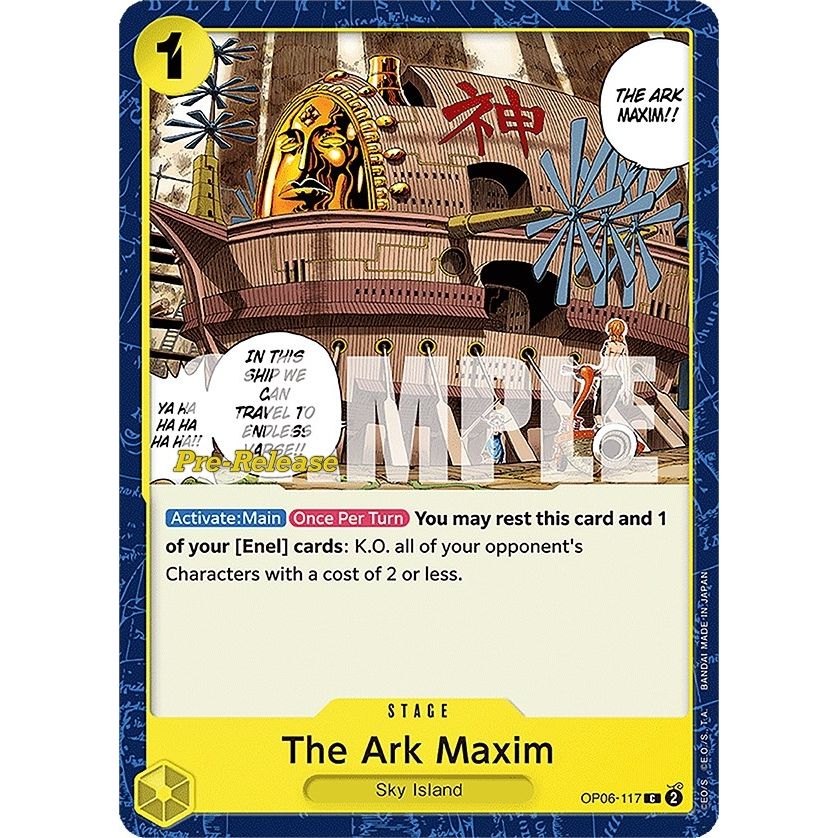 Image for The Ark Maxim (OP06-117) (OP06 PRE) - One Piece Card Game