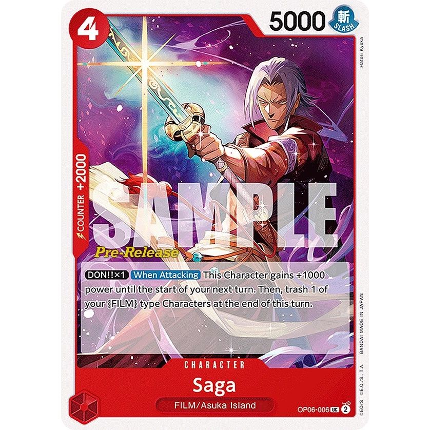 Image for Saga (OP06-006) (OP06 PRE) - One Piece Card Game