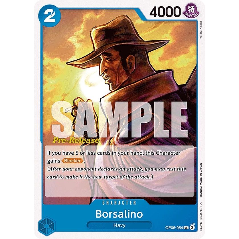 Image for Borsalino (OP06-054) (OP06 PRE) - One Piece Card Game