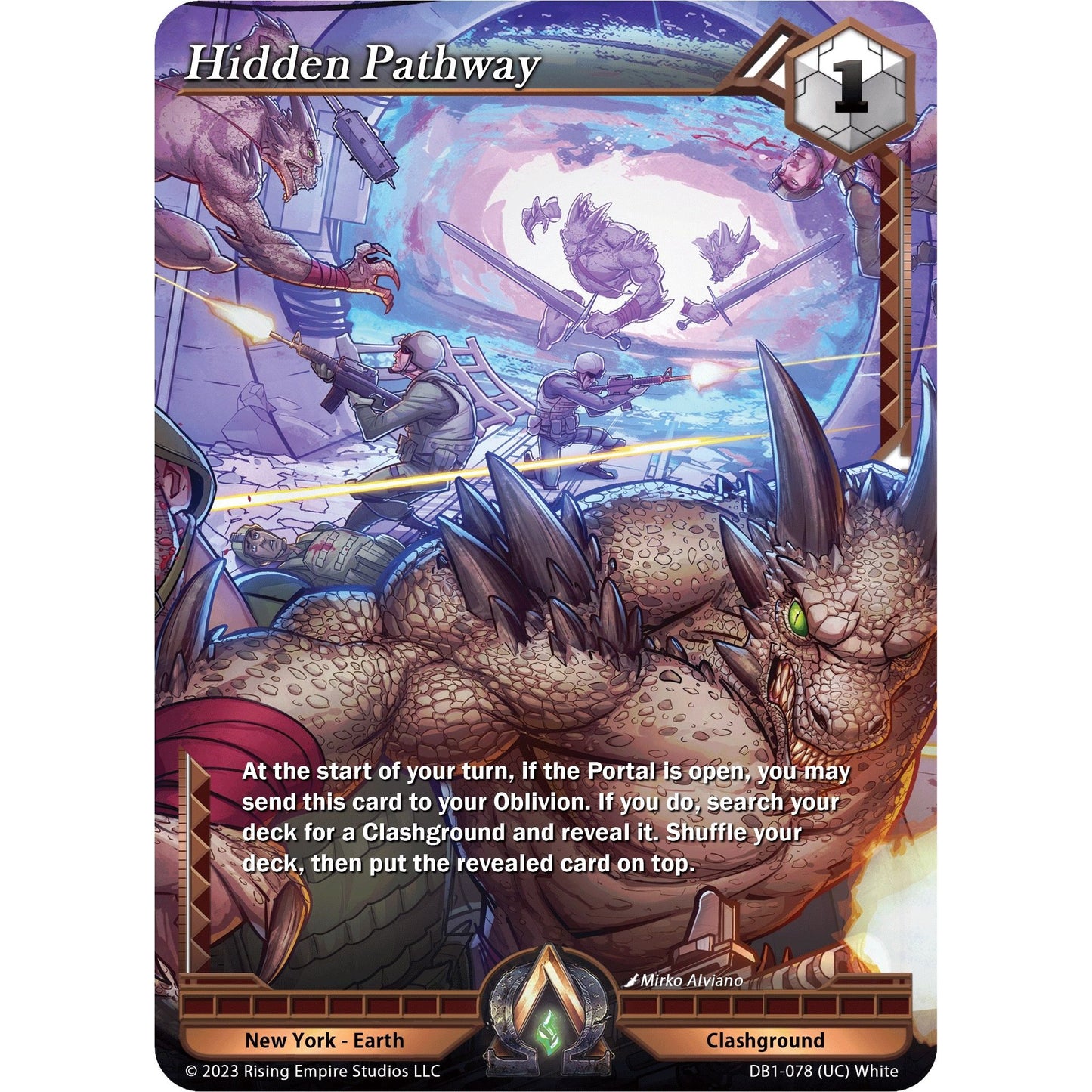 Image for Hidden Pathway (DB1-078) (DB1) - Alpha Clash