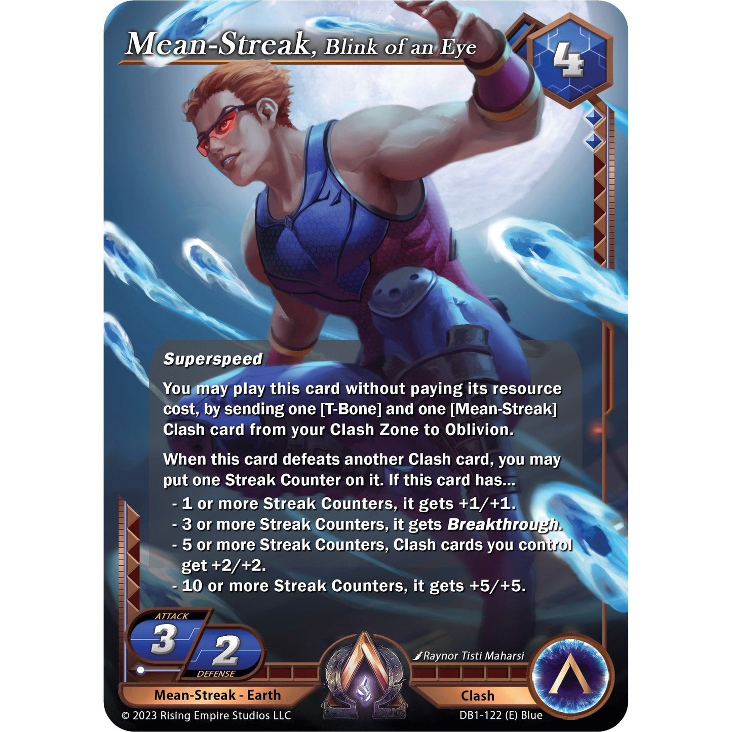 Image for Mean-Streak, Blink of an Eye (DB1-122) (DB1) - Alpha Clash