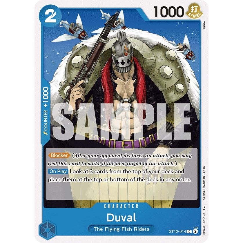 Image for Duval (ST12-014) (ST-12) - One Piece Card Game