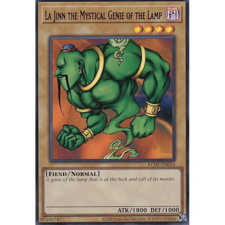 Image for La Jinn the Mystical Genie of the Lamp (KC01-EN014) (KC01) - YuGiOh