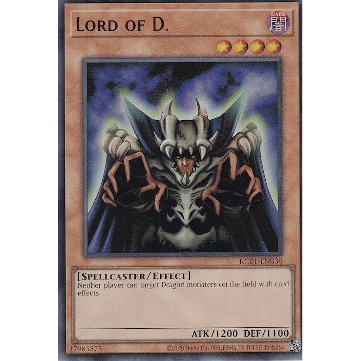 Image for Lord of D. (KC01-EN030) (KC01) - YuGiOh