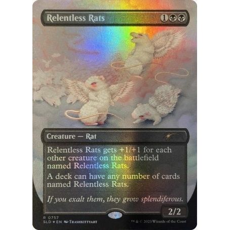 Image for Relentless Rats (757) (757) (SLD) - Magic: The Gathering