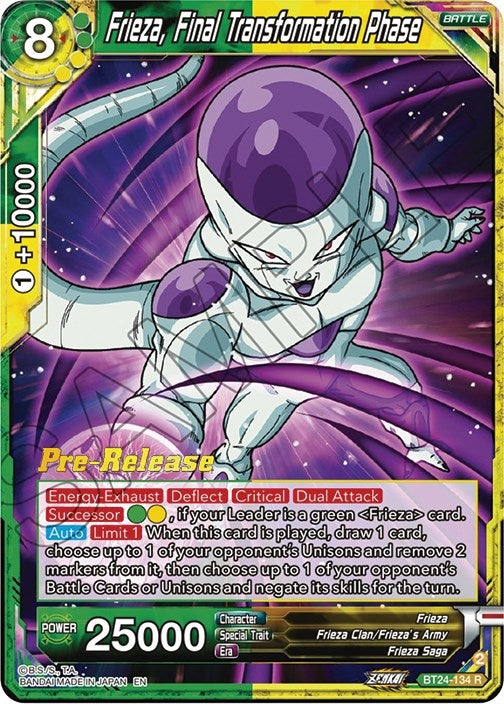 Image for Frieza, Final Transformation Phase (BT24-134) (BT24_PR) - Dragon Ball Super: Masters