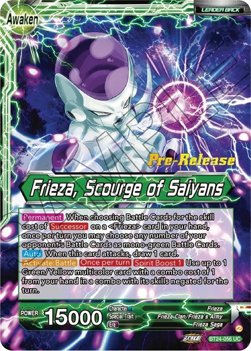 Image for Frieza // Frieza, Scourge of Saiyans (BT24-056) (BT24_PR) - Dragon Ball Super: Masters