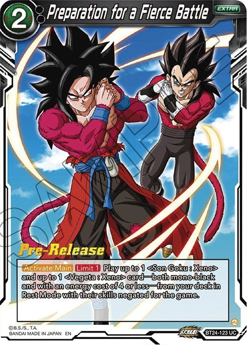 Image for Preparation for a Fierce Battle (BT24-123) (BT24_PR) - Dragon Ball Super: Masters