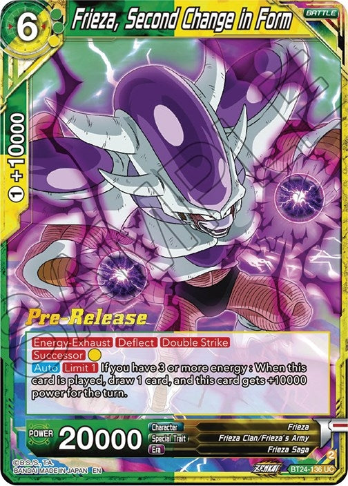 Image for Frieza, Second Change in Form (BT24-136) (BT24_PR) - Dragon Ball Super: Masters