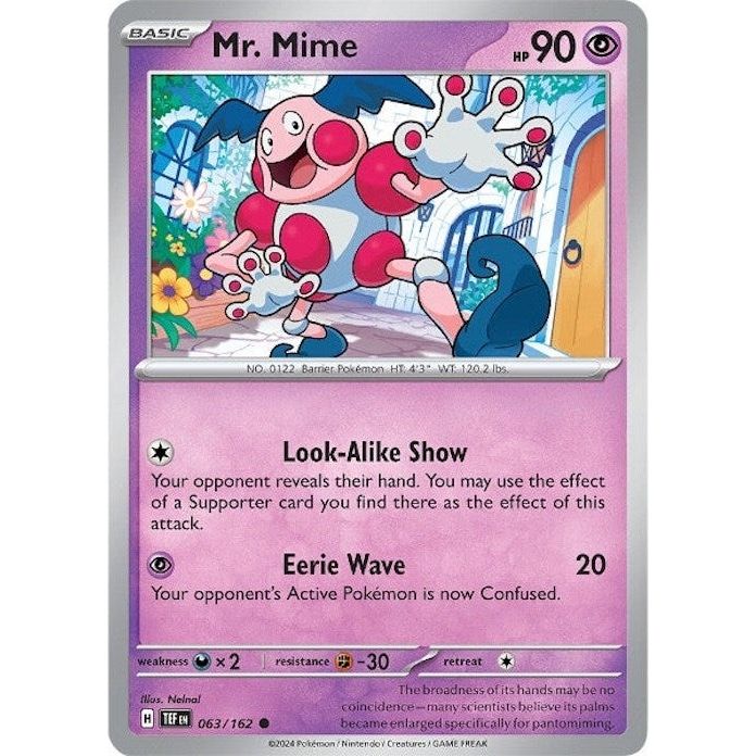 Image for Mr. Mime (063/162) (TEF) - Pokemon