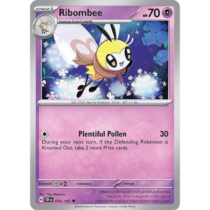 Image for Ribombee (076/162) (TEF) - Pokemon