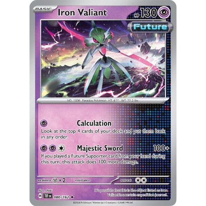 Image for Iron Valiant (080/162) (TEF) - Pokemon