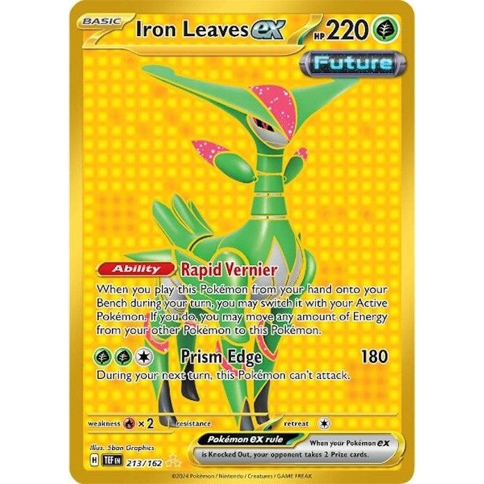 Image for Iron Leaves ex (213/162) (TEF) - Pokemon