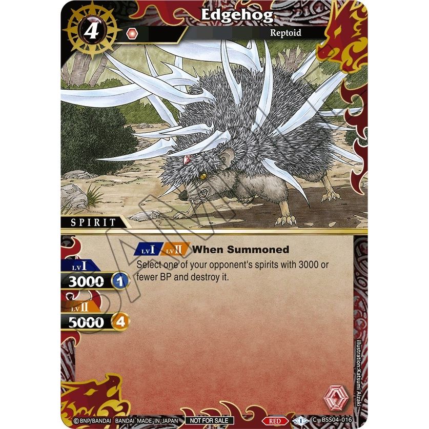 Image for Edgehog (Grand Tour Finalist Card Set 2024 Vol. 1) (BSS04-016) (LEP) - Battle Spirits Saga