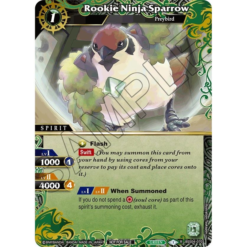 Image for Rookie Ninja Sparrow (Grand Tour Finalist Card Set 2024 Vol. 1) (BSS04-070) (LEP) - Battle Spirits Saga