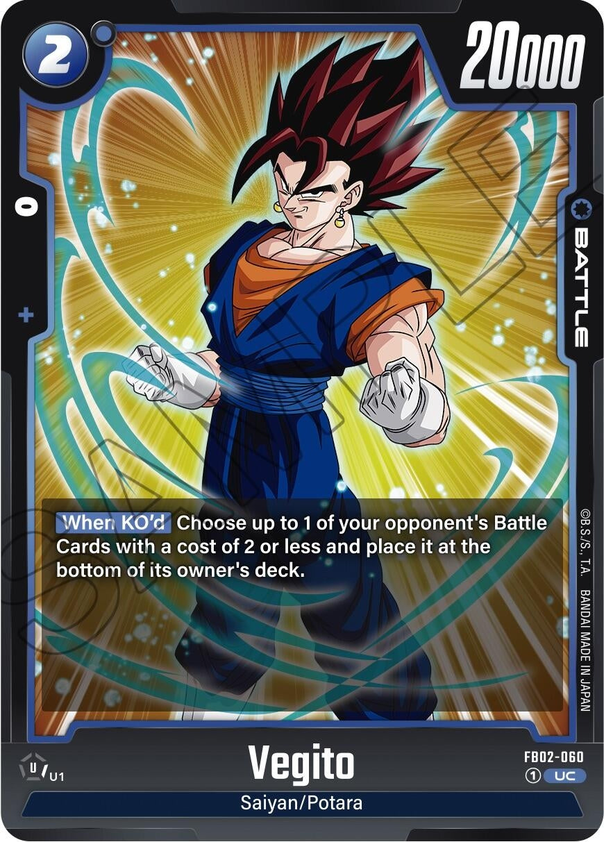 Image for Vegito - FB02-060 (FB02-060) (FB02) - Dragon Ball Super: Fusion World