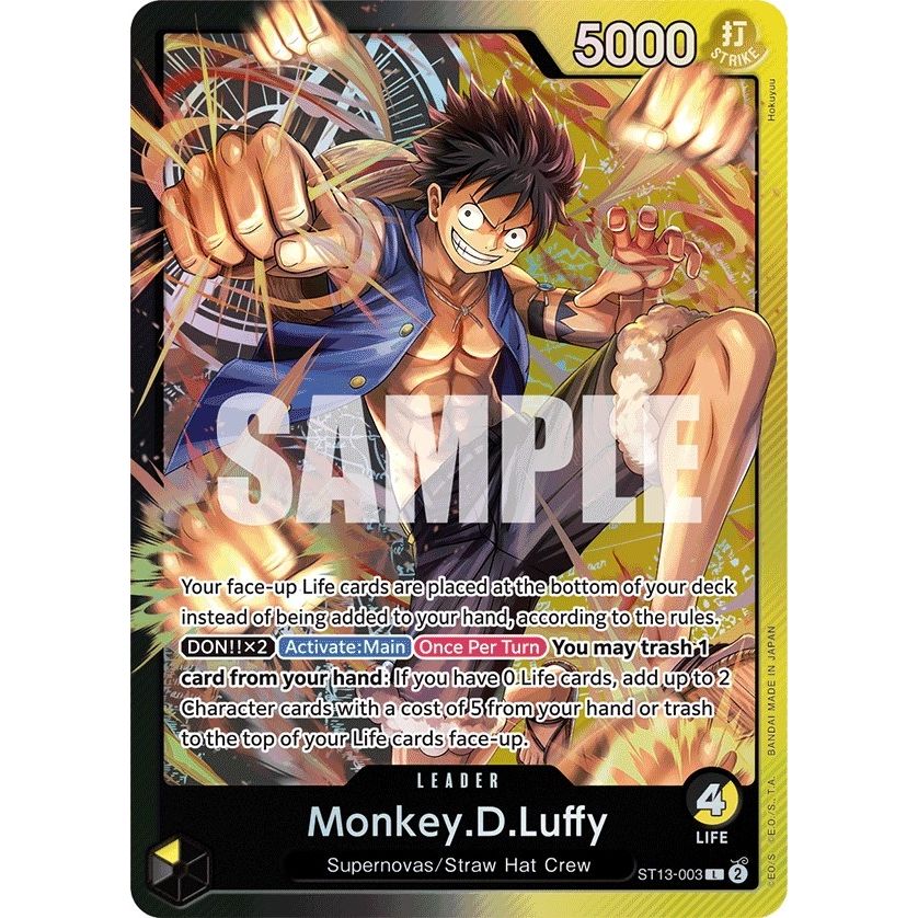 Image for Monkey.D.Luffy (003) (ST13-003) (ST-13) - One Piece Card Game