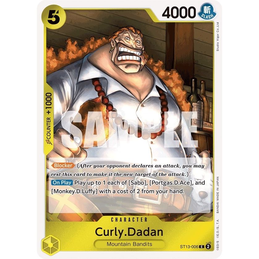 Image for Curly.Dadan (ST13-006) (ST-13) - One Piece Card Game