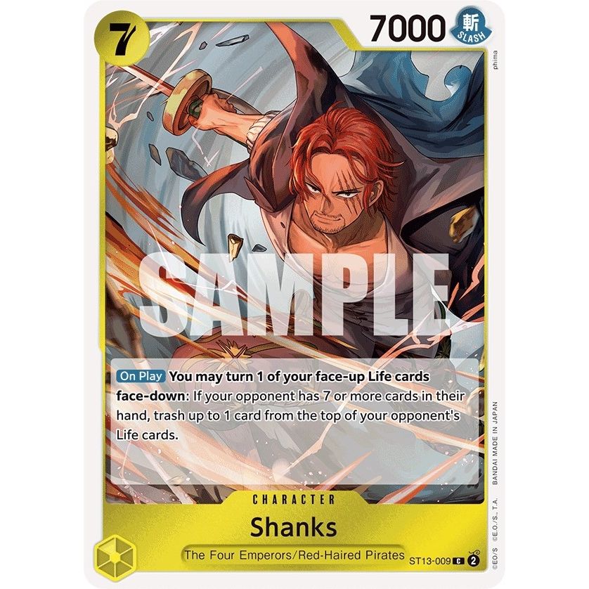 Image for Shanks (ST13-009) (ST-13) - One Piece Card Game