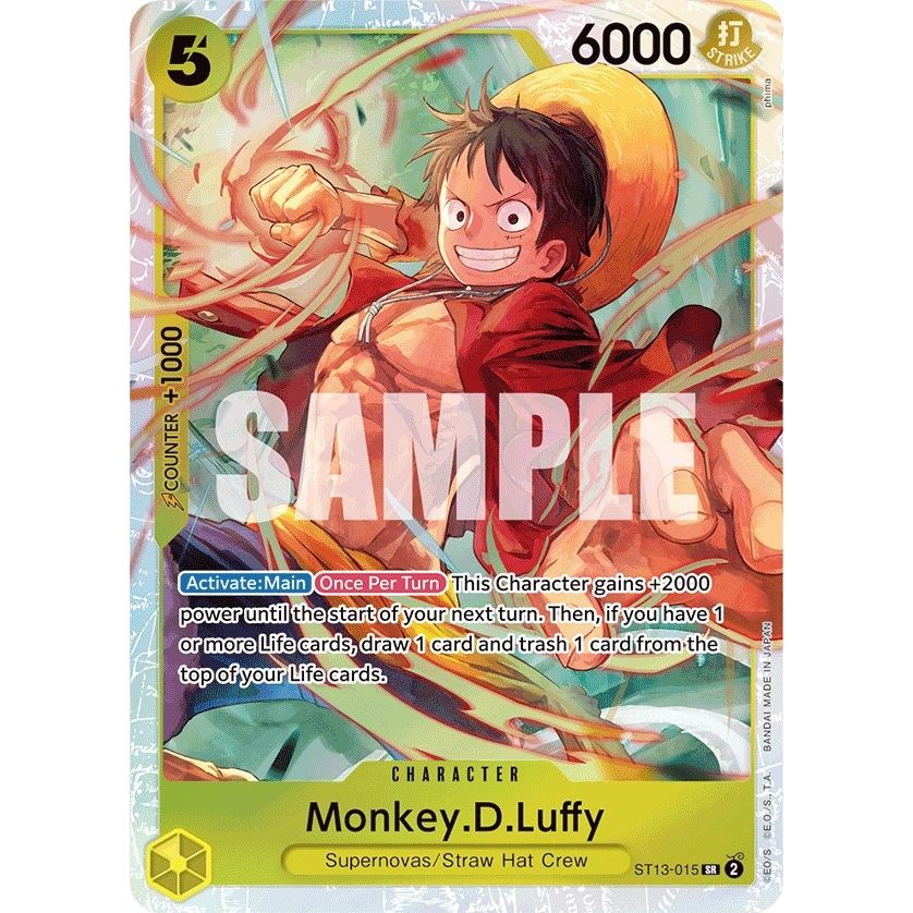 Image for Monkey.D.Luffy (015) (ST13-015) (ST-13) - One Piece Card Game