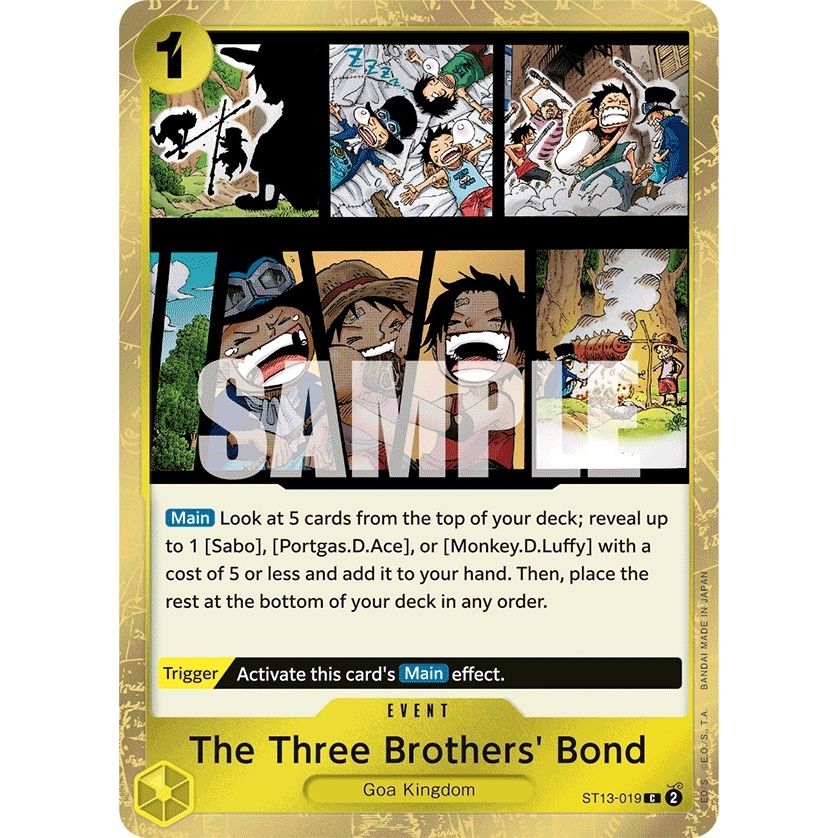Image for The Three Brothers' Bond (ST13-019) (ST-13) - One Piece Card Game