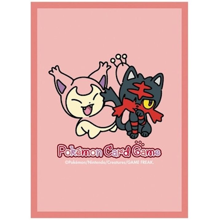 Image for Pokemon TCG: Pokemon Center Japan Exclusive Card Sleeves - Litten and Skitty (64-Pack) - Card Sleeves