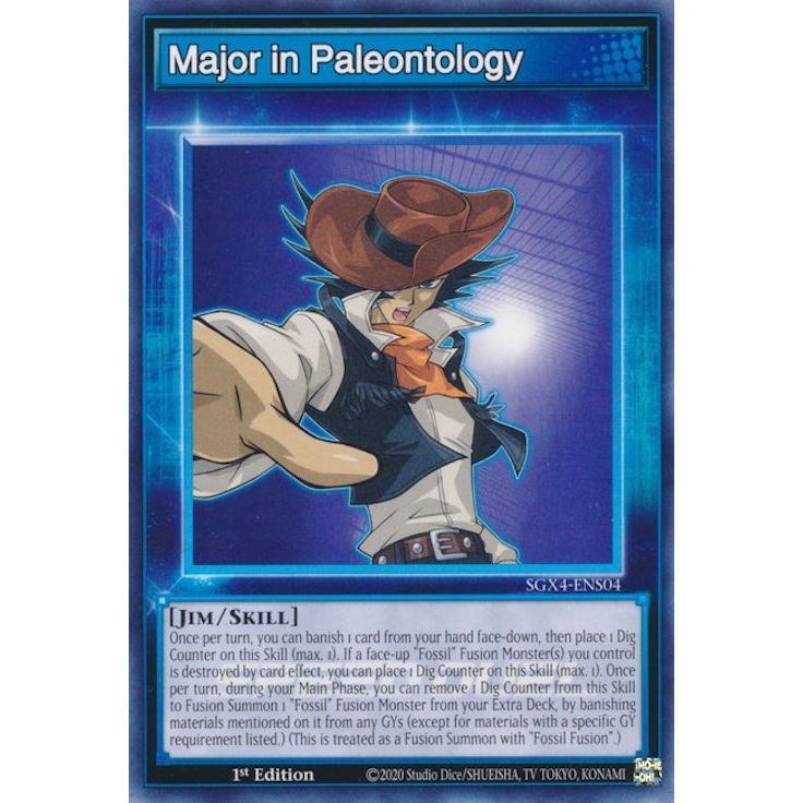 Image for Major in Paleontology (SGX4-ENS04) (SGX4) - YuGiOh