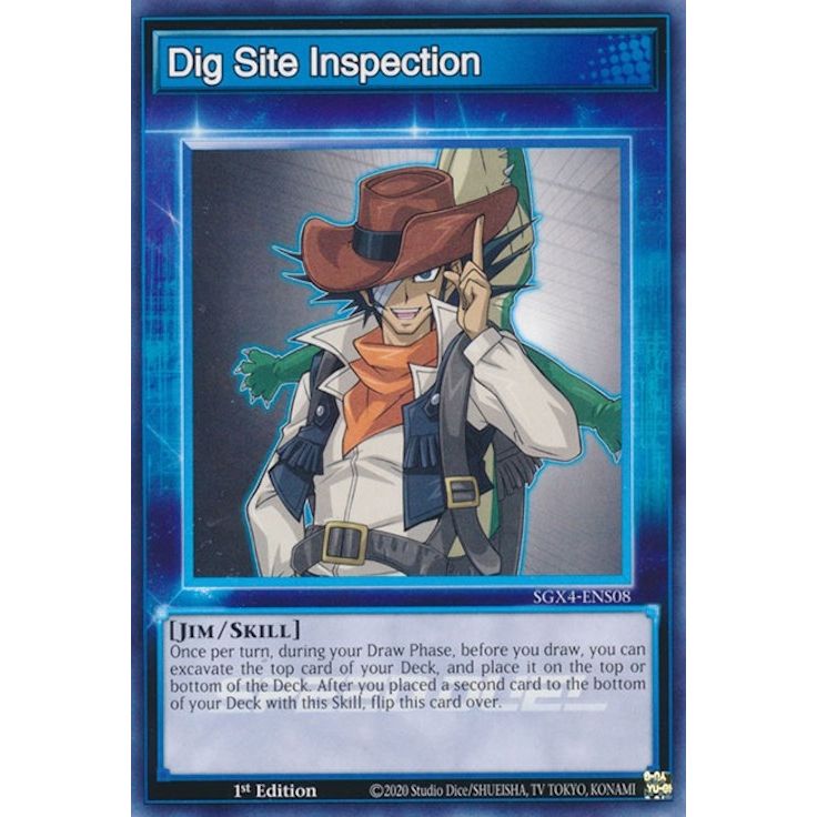 Image for Dig Site Inspection (SGX4-ENS08) (SGX4) - YuGiOh